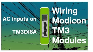 Wiring AC inputs to a TM3 (Schneider Modicon PLC module) (Video 3 in a series)