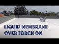 Application of Liquid Membrane Over Torch On Membrane