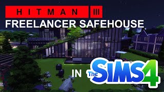HITMAN Freelancer Safehouse in Sims 4 | ROOM TOUR