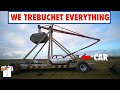 HUGE Trebuchet/Catapult Tested to Destruction