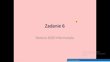 Matura 2020 z informatyki zadanie 6 statek