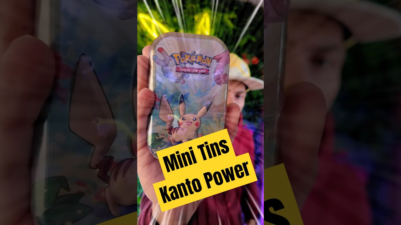 🔥 Les Mini Tins Pokémon KANTO sont là ! (Exclu AUCHAN 2025)