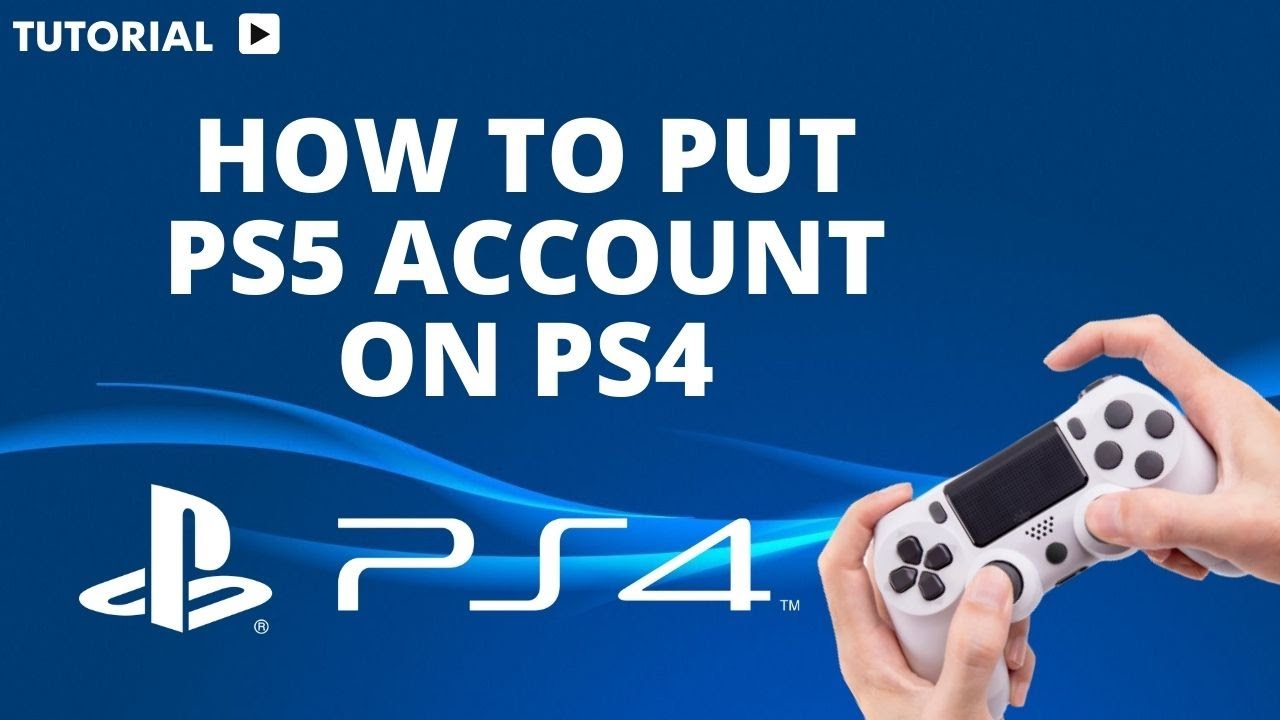 How to put PS5 account on PS4 - YouTube