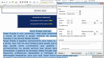 Como colocar espaçamento duplo entre as referências?