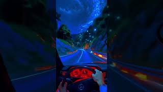 This starry night drive feels like a dream 😌