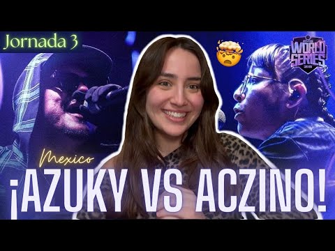 Reaccionando a `AZUKY vs ACZINO I FMS WORLD SERIES 2025 I Jornada 3 I MÉXICO´!!! #fmsnetwork
