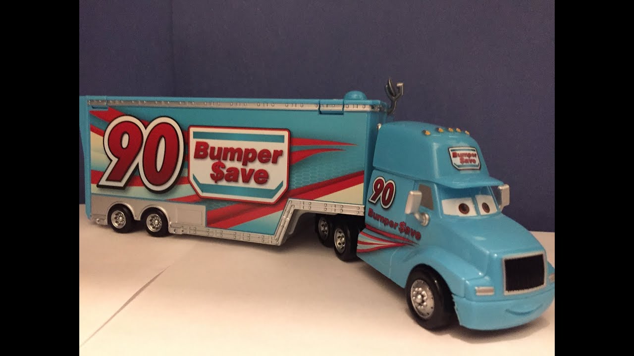 Mattel Pixar Cars 2018 Ponchy Wipeout's Hauler - YouTube