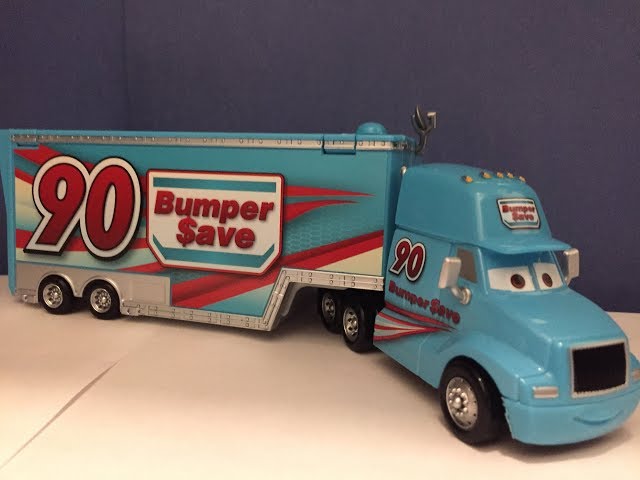 Mattel Pixar Cars 2018 Ponchy Wipeout's Hauler - YouTube