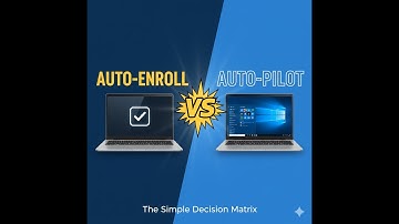 Don’t Confuse These Two! Intune Auto Enrollment vs Autopilot (MD-102 & Real-World IT Guide)