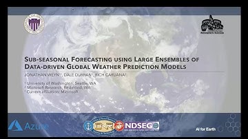 J. Weyn - Sub-seasonal forecasting with a large ensemble of deep-learning weather prediction models