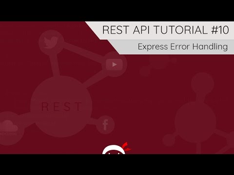 REST API Tutorial (Node, Express & Mongo) #10 - Error Handling