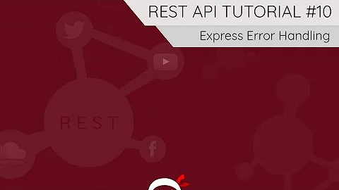 REST API Tutorial (Node, Express & Mongo) #10 - Error Handling