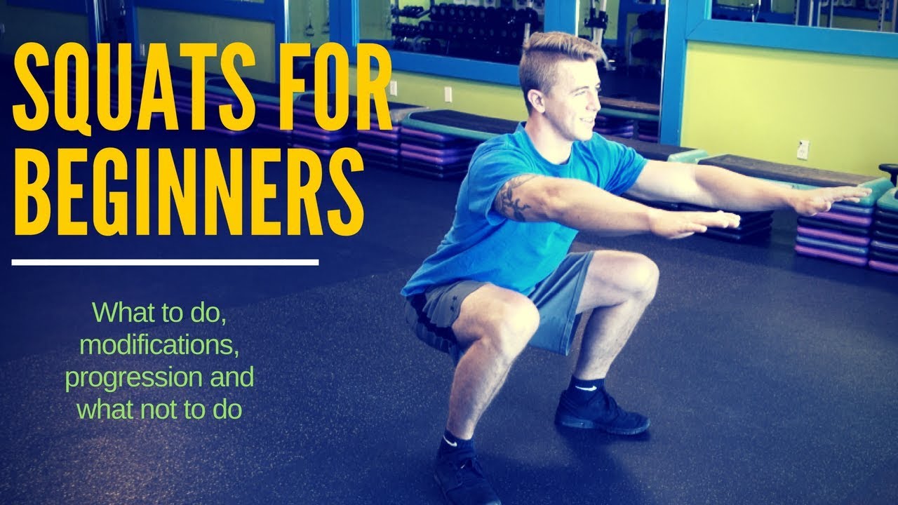 How To Do Squats For Beginners Workout Butt And Legs Youtube