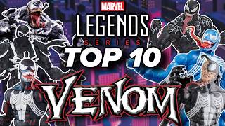My TOP 10 FAVORITE VENOM Marvel Legends OF ALL TIME!