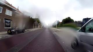 Van Assendorperstraat naar Veerallee in de regen Zwolle