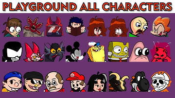 FNF Character Test | Gameplay VS My Playground | ALL Characters Test