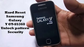 Samsung Galaxy Y Young Gt-S5360 Hard Reset Unlock Security Pattern Or Code