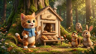 🍞 Gogo Cat Builds the Forest's First Cozy Bakery | Episode 9 #kidscartoon