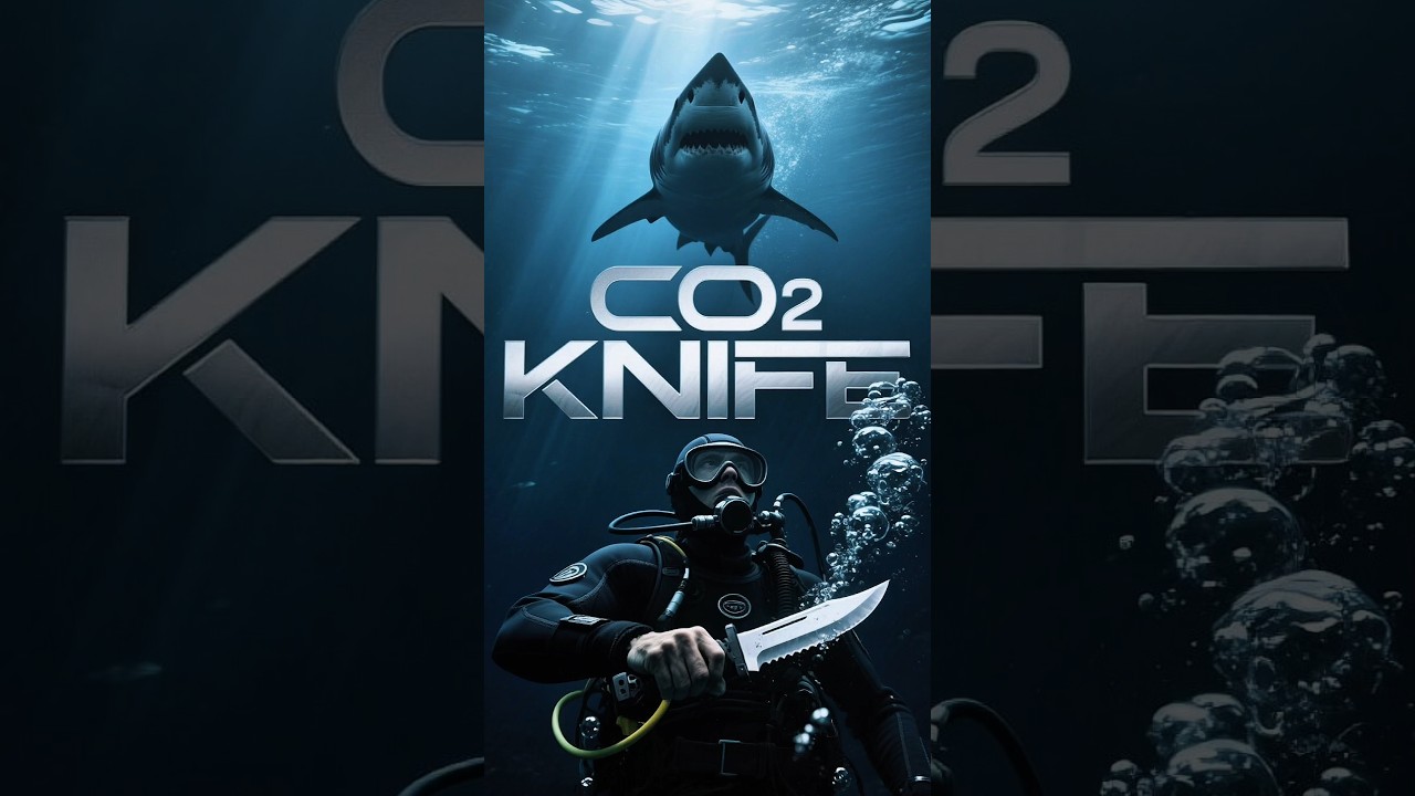 Pisau CO₂ Penyelam‼️ Senjata Rahasia untuk Selamat dari Serangan Hiu 🦈”