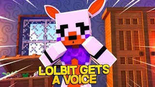 Lolbit gets a Voice! (Minecraft Fnaf Daycare)