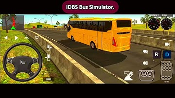 IDBS Bus Simulator| Bus Driving Game| Game| IDBS Studio| 2024 Indonesia Bus Simulator| Android Games