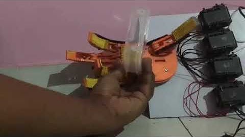 Robotic hand grasping, IIT Kharagpur Robotics