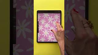 Daisy Pattern in Procreate