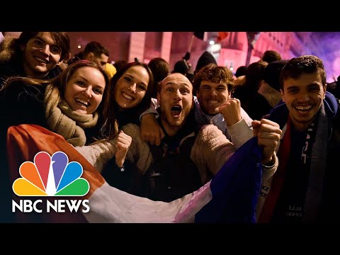 Soccer Fans Throng Paris Streets As France Reaches World Cup Final