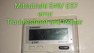 MITSUBISHI ERROR 49 & 57 Troubleshoot and Repair tutorial