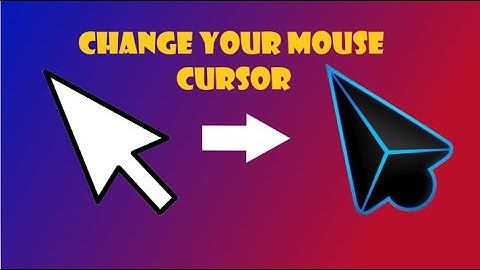 How to change mouse cursor on Windows 7/8/8.1/10 | Animated Mouse Pointer