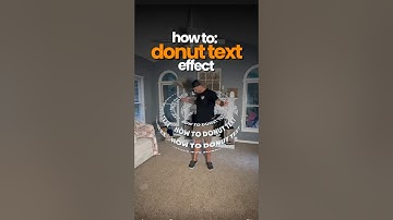 Unlock the magic of CapCut with this stunning donut text effect tutorial! 🍩✨