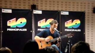 Pablo Alborán - Caramelo en Acústico en Los 40 Principales 8/Marzo/2011