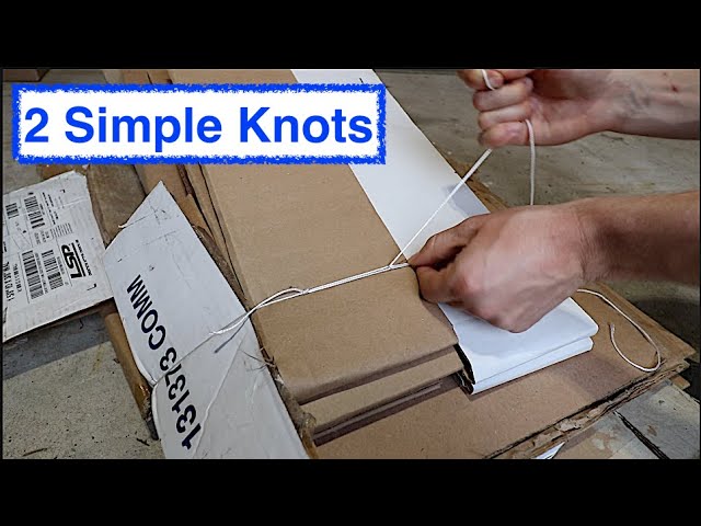 Secret Tips : How To Securely Tie A Box 