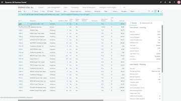 Dynamics 365 Business Central - How to Create Stockkeeping Units