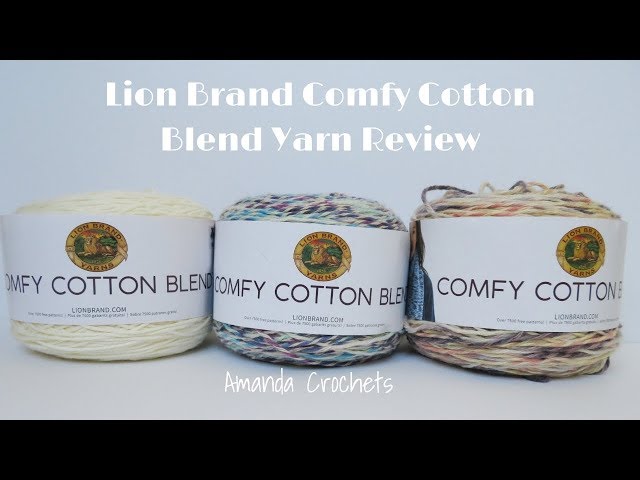 Lion Brand Comfy Cotton Blend Yarn Review 