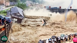 10 SCARY Natural Disasters - Floods Submerge An Entire Village, Landslide Causing Houses Collapse!