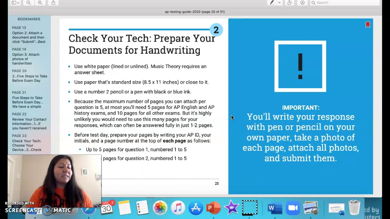 AP Exam Testing Guide 