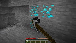 finding diamonds in MINECRAFT...