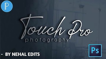 HOW TO MAKE COOL 3D GLASS LOGO | PROFESSIONAL LOGO DESIGN | #PIXELLAB #PHOTOSHOPCC2019