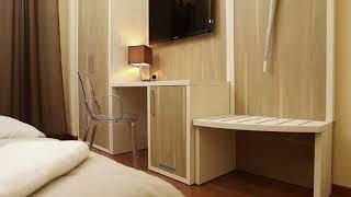 Elegante camera di hotel arredata con gli arredi Mobilspazio