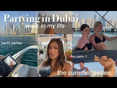 PARTYING with STRANGERS in Dubai !! Yachts, Five Palm, Clubs *fun week in my life* Ep.3