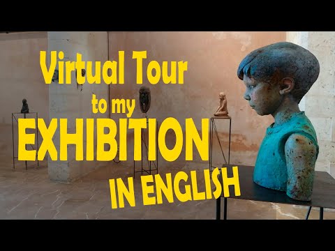 Virtual tour to my exhibition (in English)