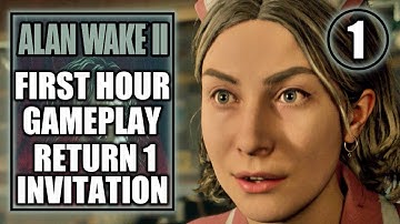 Alan Wake 2 - First Hour Gameplay Walkthrough - Chapter Return 1 Invitation