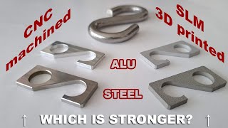 CNC machining vs metal 3D printing (SLM)  Which is stronger? Services by PCBWAY