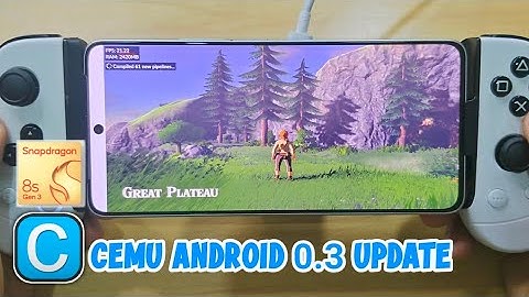 CEMU ANDROID NEW UPDATE V0.3