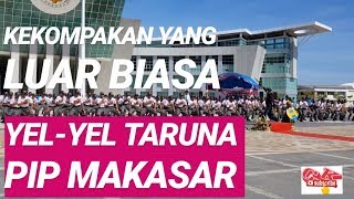 Aksi Yel-Yel Taruna PIP Makassar Angkatan 38