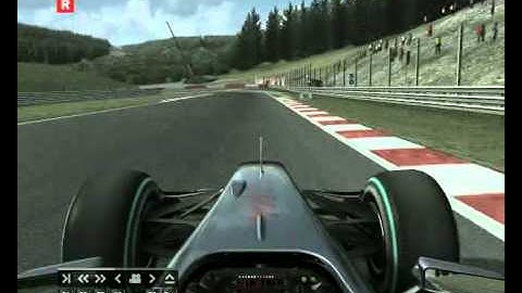 f1 2010 spa 1:43.879 gameplay