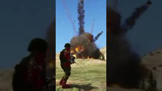 One Brave Soldier Anti-Stinger Missile System Destroyed Irani combat jet Typically in GTA v