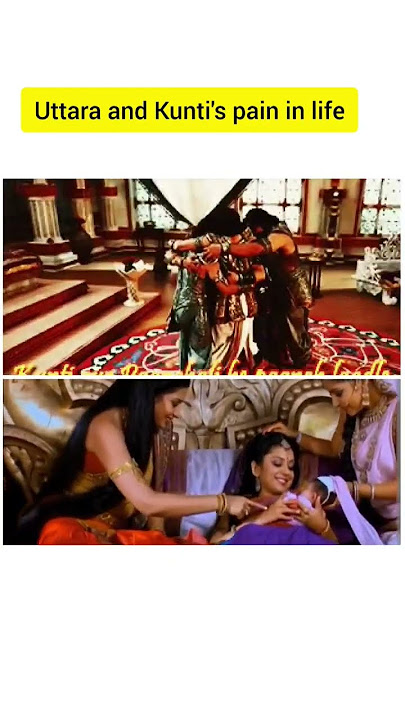 Uttara and Kunti's pain in life #uttara #kunti #mahabharat