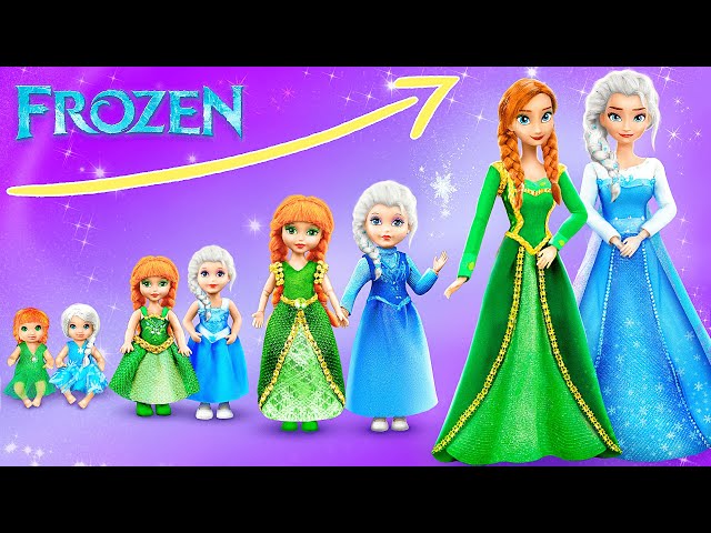 Elsa e Anna crescendo! 32 DIYs Frozen 